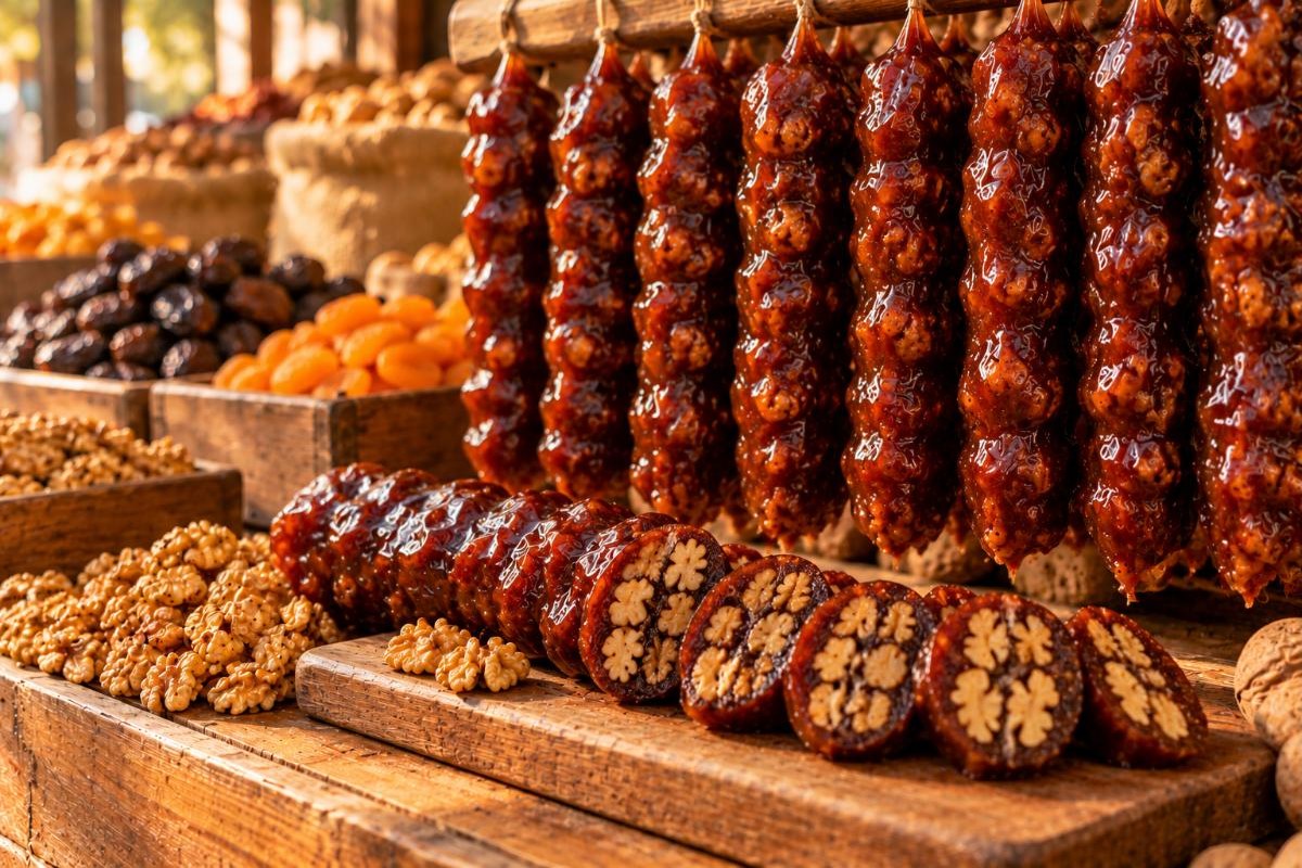 Pekmezli Cevizli Sucuk (Çiftli)